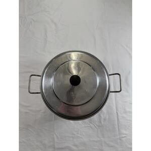 Farberware 8 Quart Stock Pot w/ Lid Aluminum Clad Stainless Steel Vintage